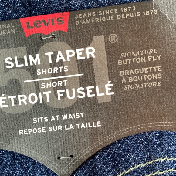 COPY - Levi’s unisex special edition rainbow stripe Pride slim taper cut off sh… - Picture 4 of 7